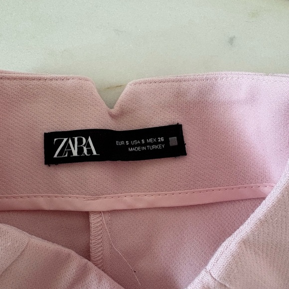 Zara Light Pink Women's Trousers - Picture 4 of 4